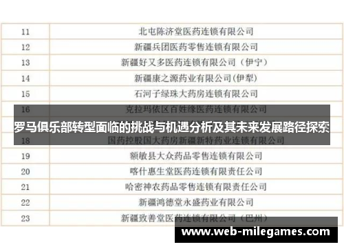 罗马俱乐部转型面临的挑战与机遇分析及其未来发展路径探索